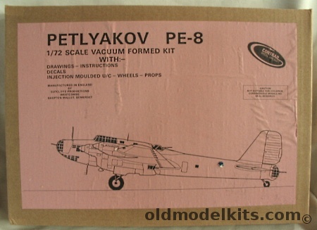 Contrail 1/72 Petlyakov PE-8 plastic model kit